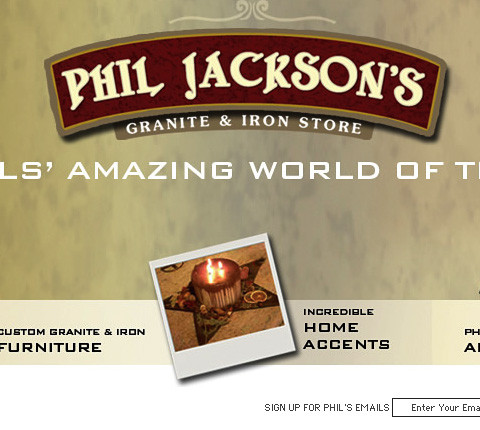 Phil Jackson has what we call Brand Cojones. Phil had an authentic brand with his 10,000 sq. ft store in Fredericksburg, Texas. It was fun to create the look and feel for Exterior Signage, Texas Monthly Print Ads, Point-of-Sale and Website